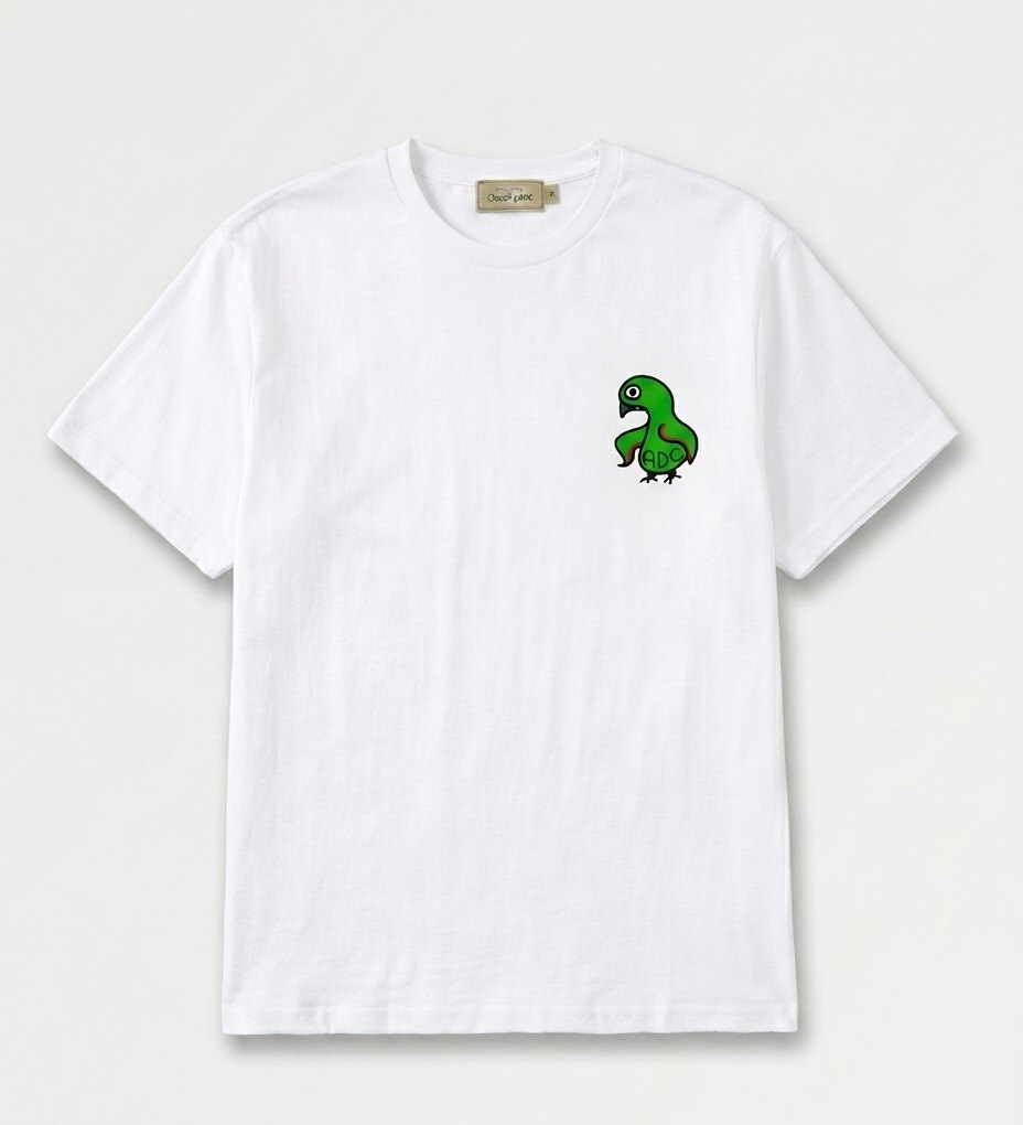 Birdie — Green Bird tee — front