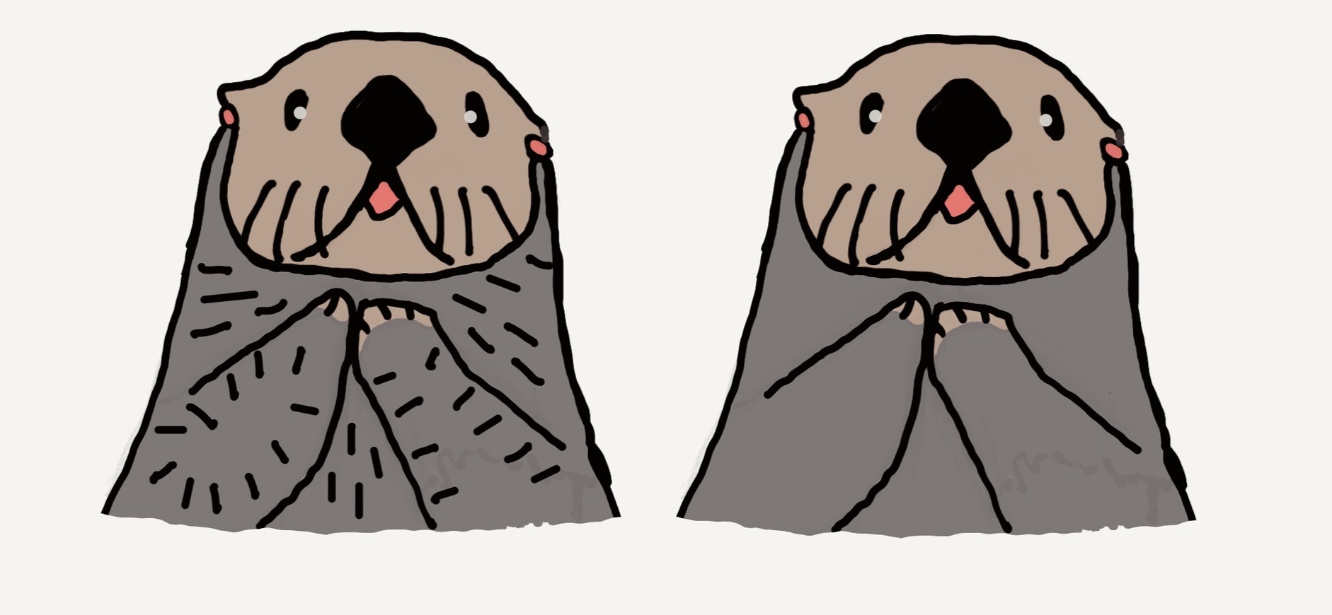 Sea otter final illustration