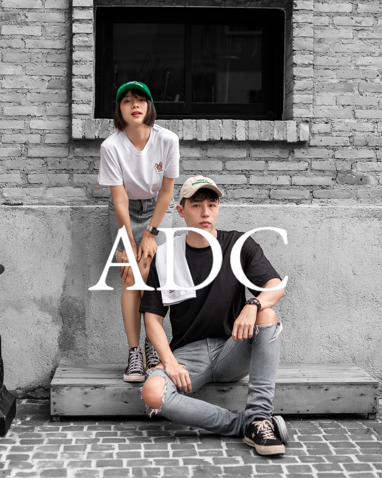 [DRAFT] Breed Tee & Towel collection mood photo — placeholder, breed patch shown is not part of final lineup