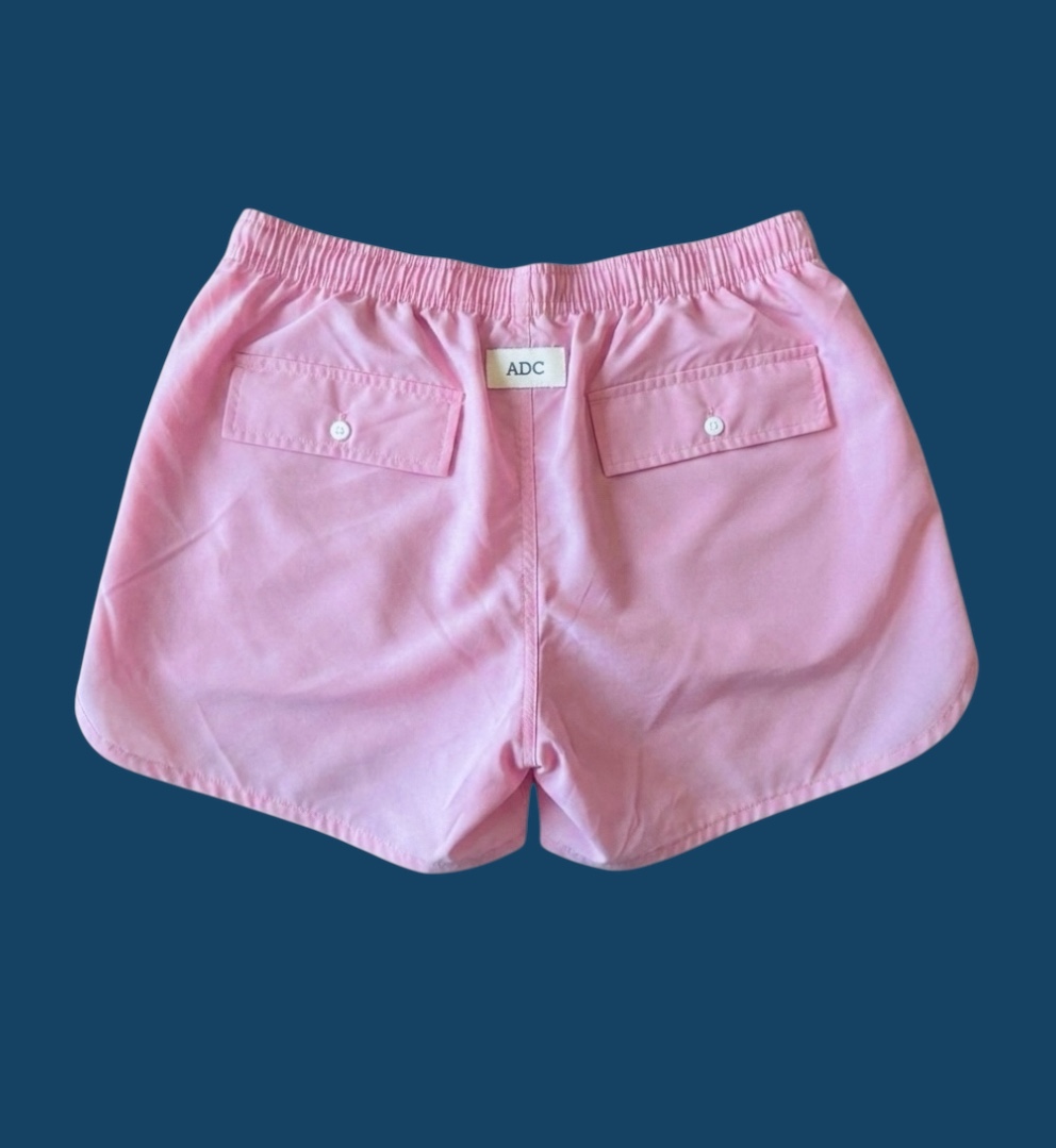 Sport Short — Pink with Seagull, back