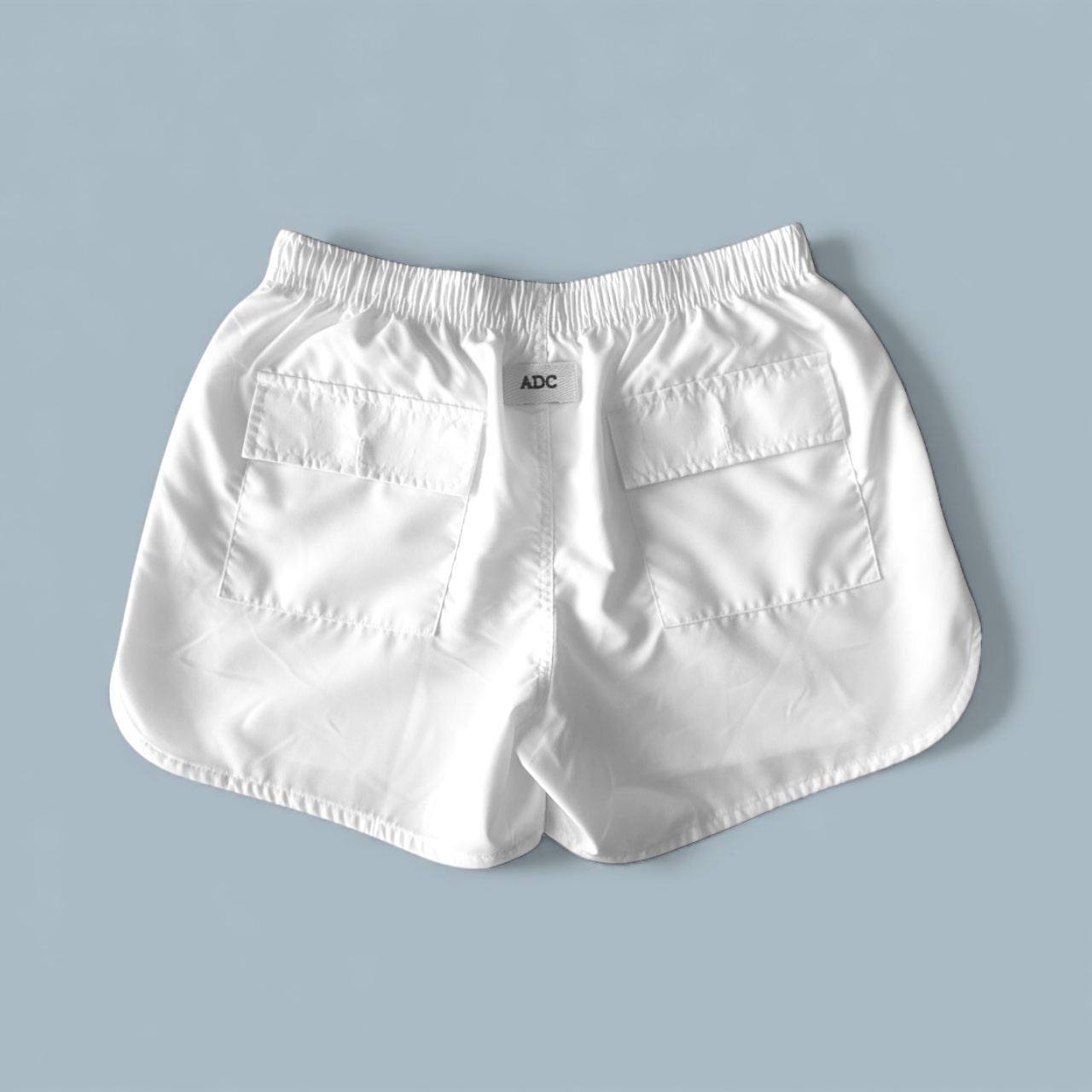 Sport Short — White, back view