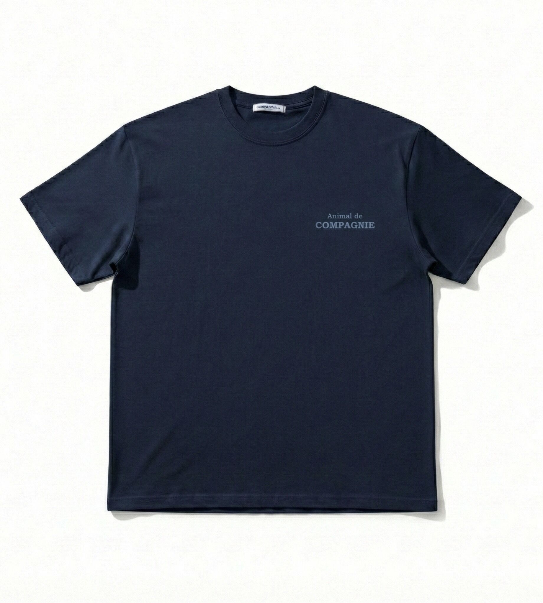 Dogwalker T front — Animal de Compagnie logo on chest