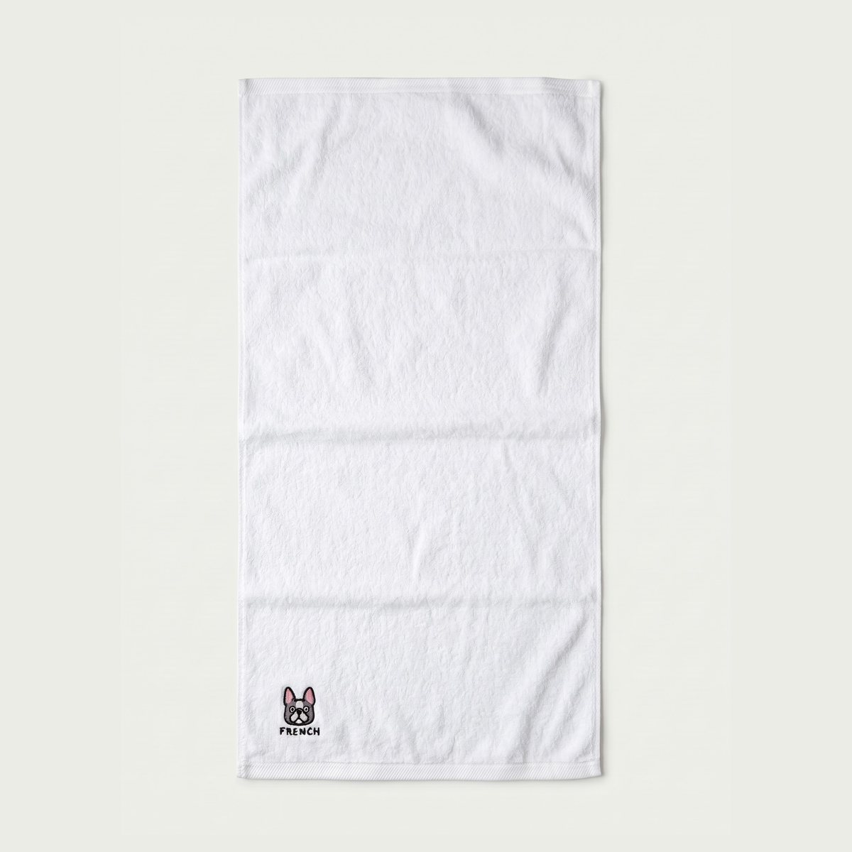 French Bulldog towel